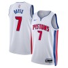 Maillot Basket Homme Detroit Pistons Killian Hayes 7 2022-23 Nike Association Edition Blanc Swingman
